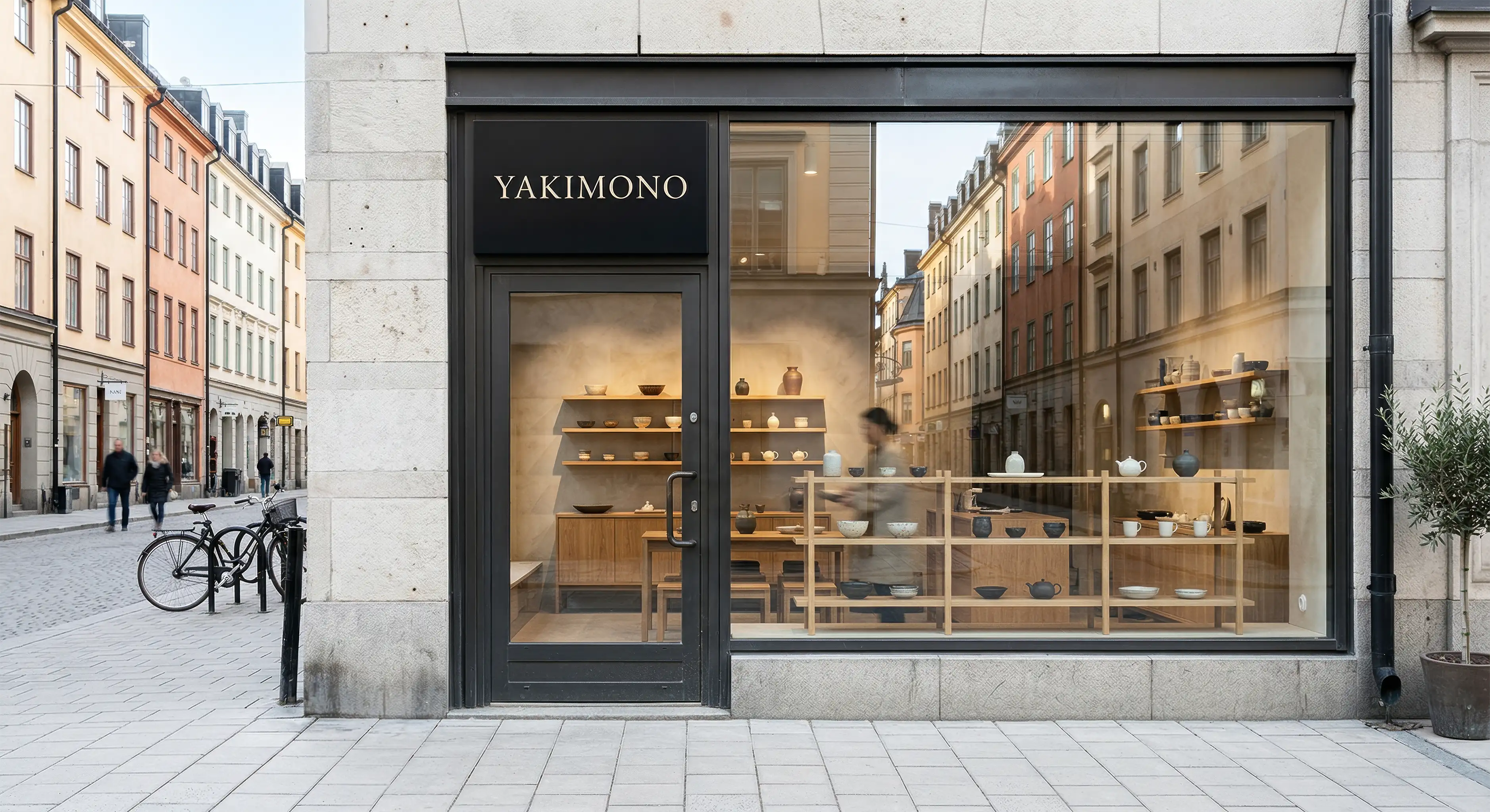 Butiksfasad Yakimono Stockholm