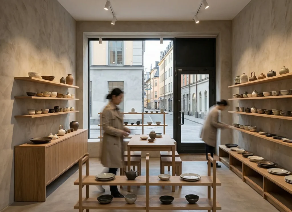 Butiksinteriör Yakimono Stockholm